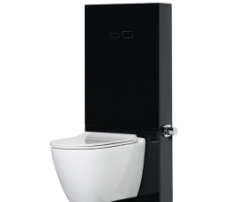 Inbouwreservoir met Zwart Glazen Voorpaneel en Touchless Sensorbediening