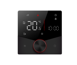 Oppio Smart WiFi-Thermostaat voor vloerverwarming met AI-functie - Kleur Zwart