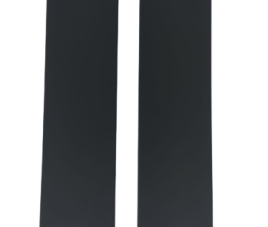 Zijplaatset voor zwarte paneelradiatoren type 22 - 500 mm - Kleur Zwart (RAL 9005)