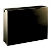 50x80 cm Type 33 - 2203 Watt - ECA Paneelradiator Compact 8 vlakke voorzijde - Mat Zwart (Ral 9005)