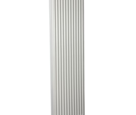 200x70 cm Type 22 - 3952 Watt - ECA Verticale radiator geribbelde voorzijde - Wit (Ral 9016)