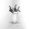 Universele Standconsole set van 2st. voor paneelradiatoren Type 22 en 33 - Vloerconsole (Kleur Wit)