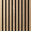€37 Per Paneel - SUPERMAT 60x260 cm LICHT WALNOOT Eiken akoestische wand panelen lattenwand met Vilt