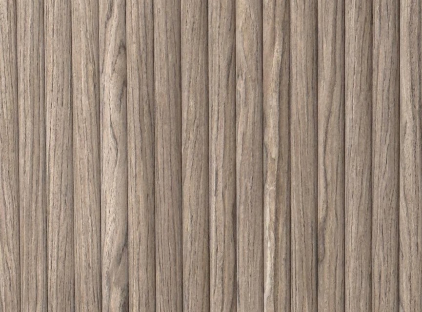 RONDE LATTEN - WALNOOT Eiken akoestische wand panelen lattenwand met Vilt