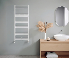 120x50 cm - 673 Watt - Oppio handdoekradiator - Wit (Ral 9016)