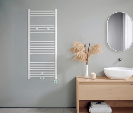 120x50 cm – Oppio ECO Digital WiFi elektrische handdoekradiator – Wit (RAL 9016)