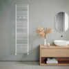 160x40 cm - 714 Watt - Oppio Handdoekradiator - Wit (Ral 9016)