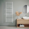 160x60 cm - Oppio ECO Digital WiFi Wit (Ral 9016) elektrische handdoekradiator