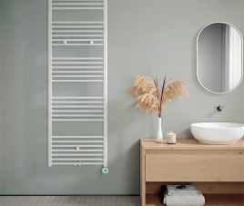 160x60 cm - Oppio ECO Digital WiFi Wit (Ral 9016) elektrische handdoekradiator