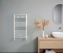 80x40 cm - 432 Watt - Oppio Handdoekradiator - Wit (Ral 9016)