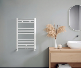 80x50 cm - 464 Watt - Oppio Handdoekradiator - Wit (Ral 9016)