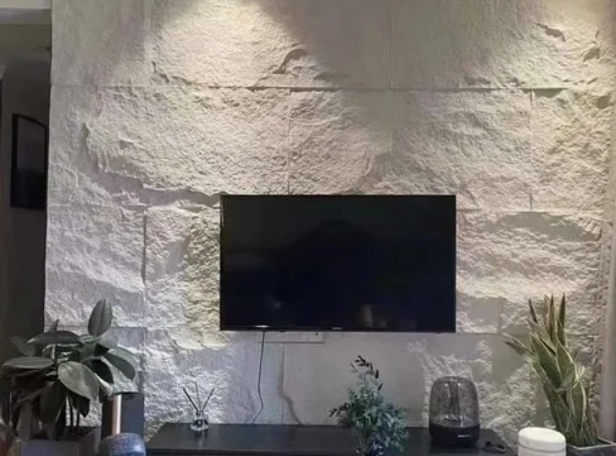 3D XL WIT Rotswand Wandpaneel 60x120