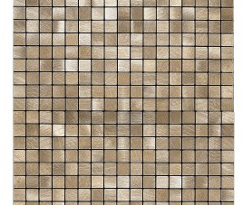 Oppio Geborsteld MINI blokjes Bronce - Zelfklevend Mozaiek 265x265x4mm