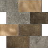Koper XL Taupe Grijs METRO  - Zelfklevend Mozaiek 30.5x30.5x4mm