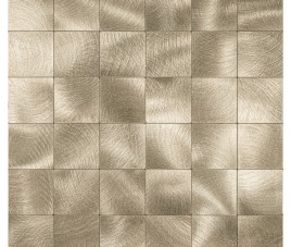 Oppio XL Geborsteld Goud - Grote blokken - Zelfklevend Mozaiek 305x305x4mm