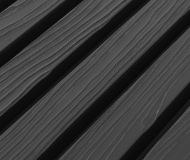 €28 Per Stuk - BLACK - Zwarte strepen - Gevelbekleding – Composiet | 290 x 22 cm | Gevel | Tuin