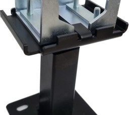 Universele Standconsole set van 2st. voor paneelradiatoren Type 22 en 33 - Vloerconsole (Kleur Zwart)