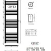 120x50 cm – Oppio ECO Digital WiFi elektrische handdoekradiator – Wit (RAL 9016)