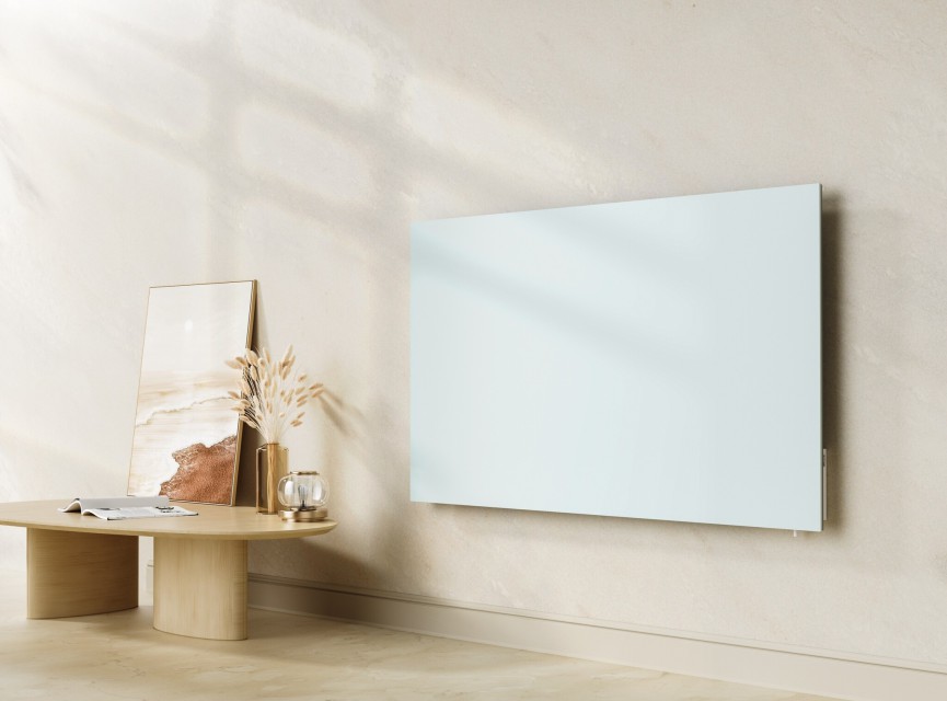 Oppio GlassHeat Pro Infrarood Paneelradiator 60x100cm - Wit | Slim & Energiezuinig