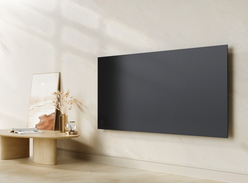 Oppio GlassHeat Pro Infrarood Paneelradiator 60x120 cm - Zwart | Slim & Energiezuinig