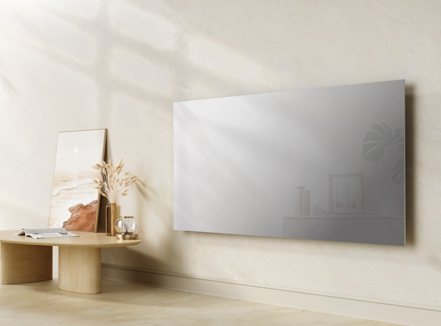 Oppio GlassHeat Pro Infrarood Paneelradiator 60x120cm - Spiegelversie | Slim & Energiezuinig
