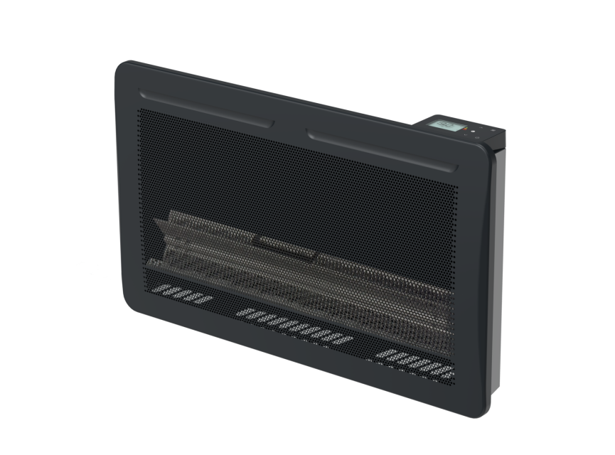 Oppio Mademoiselle 60100 Hybride Elektrische Radiator 1500W – Zwart – Infrarood & Convectie