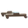 Mademoiselle 60100 Voetconsoles Wit – Set van 2