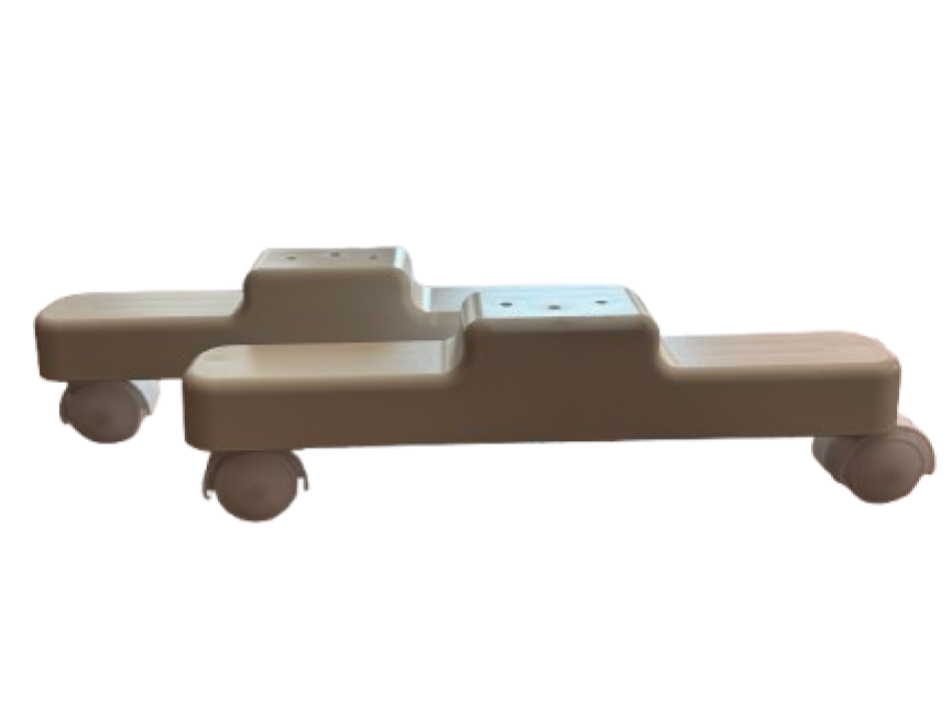 Mademoiselle 60100 Voetconsoles Wit – Set van 2