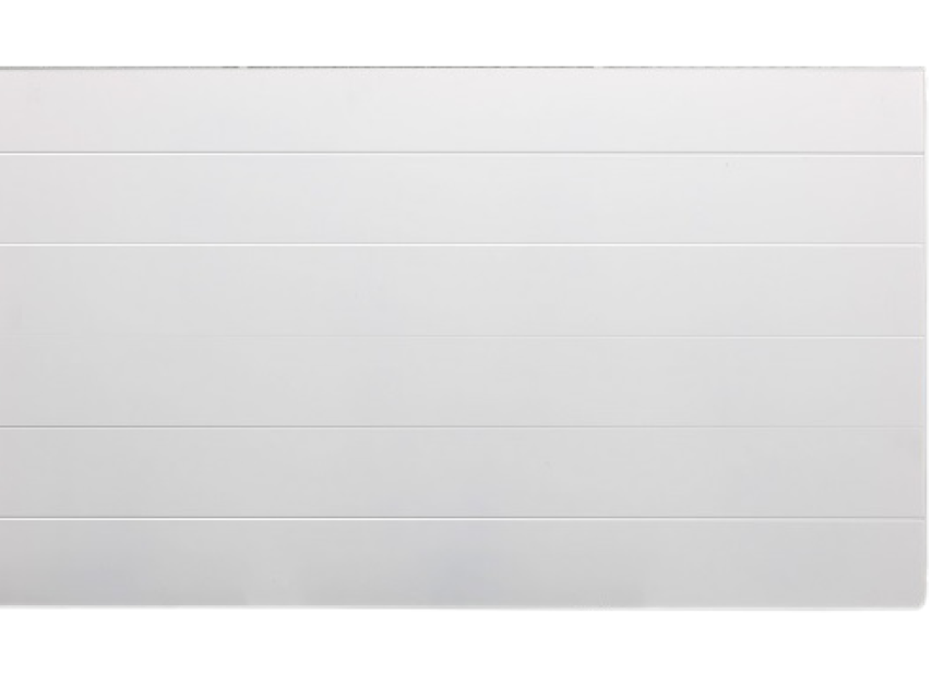 40x100 cm - Radiator Cover Lined (Gegroefde voorplaat) - Wit (RAL 9016)