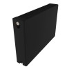60x60 cm Type 22 - 1314 Watt - ECA Paneelradiator Compact 8 vlakke voorzijde - Mat Zwart (Ral 9005)