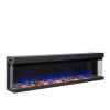 Amsterdam elektrische 3-zijdige haard 220 cm – LED Smart & Verwarming
