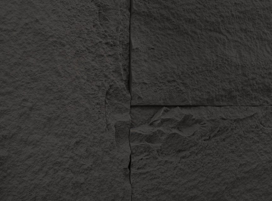 3D XL LIGHT BLACK Rotswand Wandpaneel 60x120