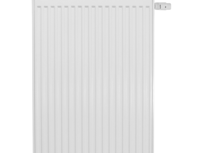 90x80 cm Type 22 - 2347 Watt - Oppio Paneelradiator Compact 6 geribbelde voorzijde - Wit (Ral 9016)