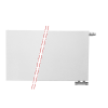 50x120 cm Type 22 - 2239 Watt - Oppio Paneelradiator Compact 6 vlakke voorzijde - Wit (Ral 9016)