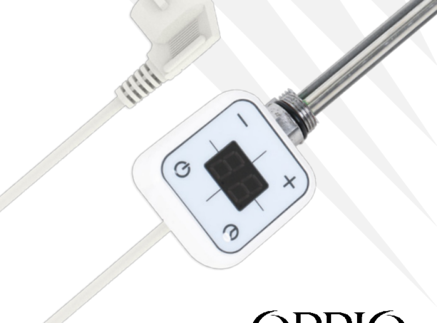 160x50 cm - Oppio Smart Digital Wit (Ral 9016) elektrische handdoekradiator
