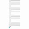 140x50 cm – Oppio Elite ECO Digital WiFi elektrische handdoekradiator – Wit (RAL 9016)