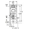 Geberit Duofix UP100 inbouwreservoir – Basic UP100 112×50×12 cm