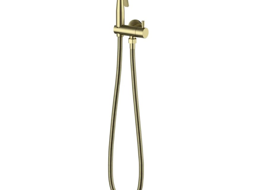 Luxe Knijp/Bidet Handdouche-set – Mat Goud RVS 304