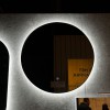 LUNA - 40 CM ( ZWART ) Badkamerspiegel met verlichting