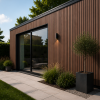 €28 Per Stuk - MAHONIE - Zwarte strepen - Gevelbekleding – Composiet | 290 x 22 cm | Gevel | Tuin