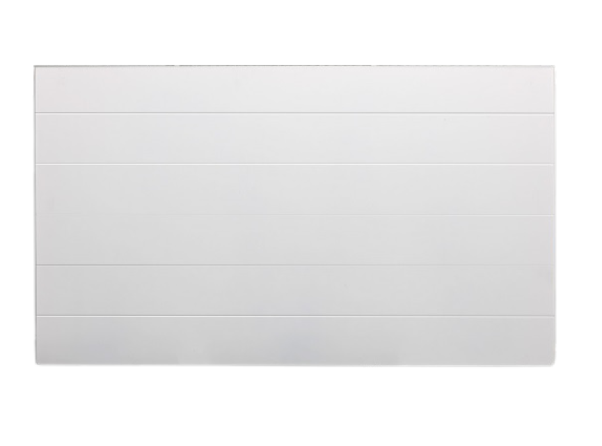 30x180 cm - Radiator Cover Lined (Gegroefde voorplaat) - Wit (RAL 9016)