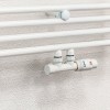 80x40 cm - 432 Watt - Oppio Handdoekradiator - Wit (Ral 9016)