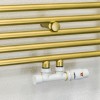 120x40 cm - 553 Watt - Oppio Handdoekradiator - Goud