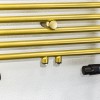 160x50 cm - 673 Watt - Oppio Handdoekradiator - Goud
