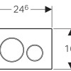 Geberit Bedieningsplaat Sigma20 mat chroom – 115.882.JQ.1