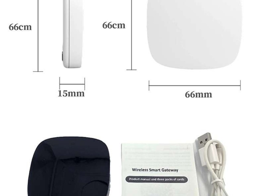 Oppio Smart Tuya Zigbee 2.4 Gateway - Kleur Zwart