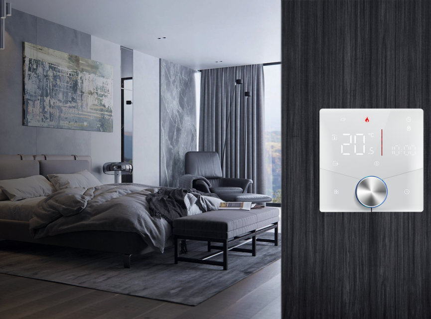 Oppio Smart WiFi-Thermostaat voor vloerverwarming met AI-functie