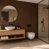 Oppio 120x280x0.8 cm - Houten Wandpaneel SMOKED AMBER - MES EN GROEF
