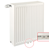 90x80 cm Type 33 - 3460 Watt - ECA Paneelradiator Compact 8 geribbelde voorzijde - Wit (Ral 9016)