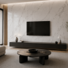 Oppio €84 PER PANEEL - PVC Wandpaneel MAT Calacatta Marmer Wit / Grijs - 120x280x0,3 cm
